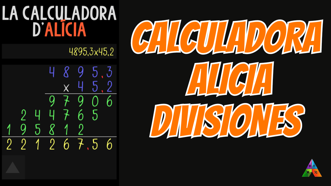 Dominio de las divisiones complejas con la Calculadora Alicia Divisiones